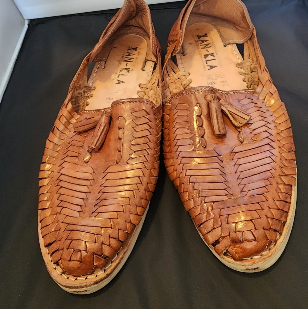 XAN-KLA LEATHER SANDALS MEN'S SIZE 10